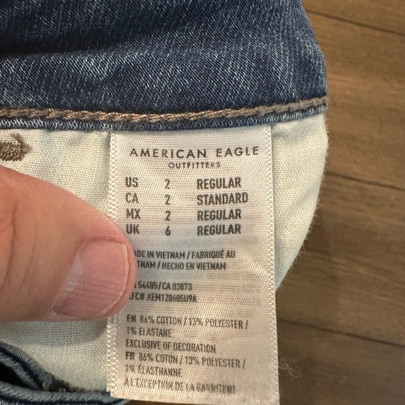 American Eagle Super Stretch‎ Super Soft Hi-Rise Jeggings Size 2 Regular NWT - Picture 4 of 6